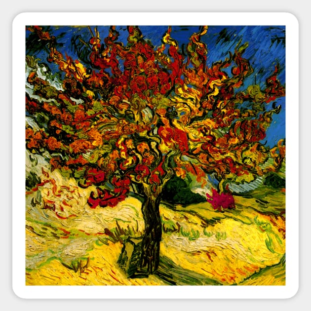 Van Gogh Mulberry Tree Sticker by bragova